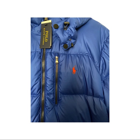 Polo Ralph Lauren Blue Puffer/Bubble Jacket - Picture 2 of 5